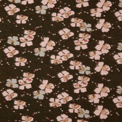 Printed Jersey KAMINI Bronze / Tea Rose